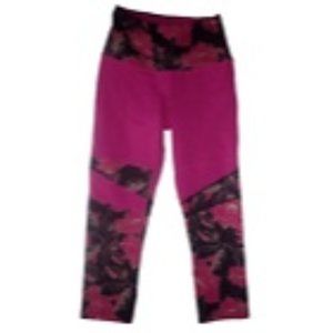 The‎ North Face Capri Legging Women S Purple Floral Flash Dry Gorpcore Cropped